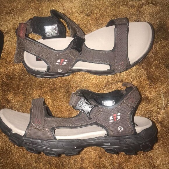 Skechers men's sandals in brown - Picture 5 of 8